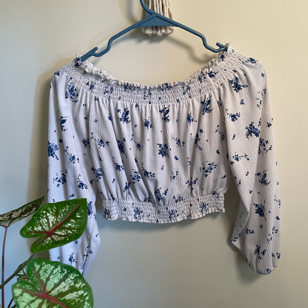 Floral Off-Shoulder Blouse